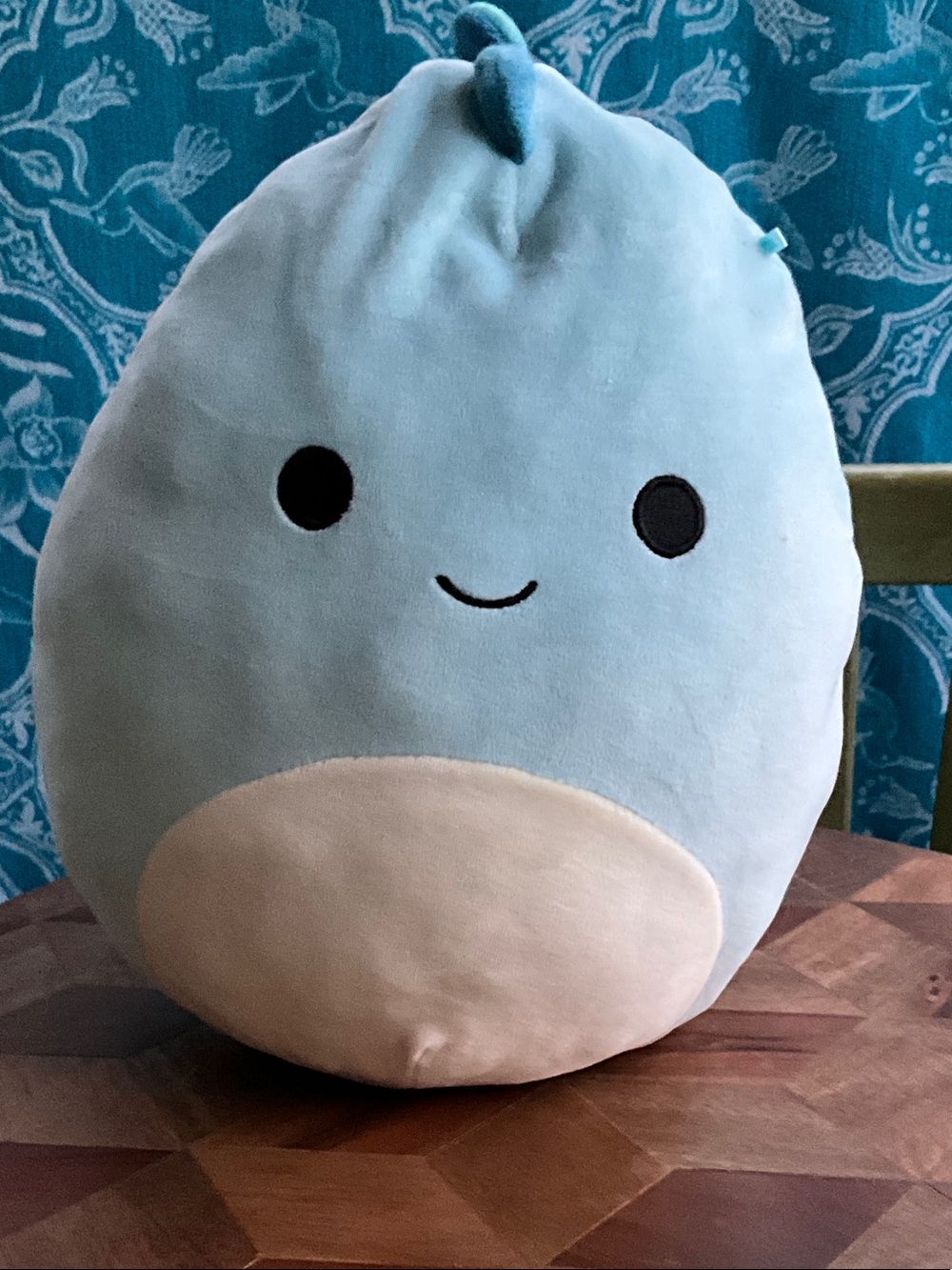 Meet Ben the Dinosaur! 🦕 This ultra-soft, light blue Squishmallow